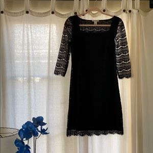 Black lace dress